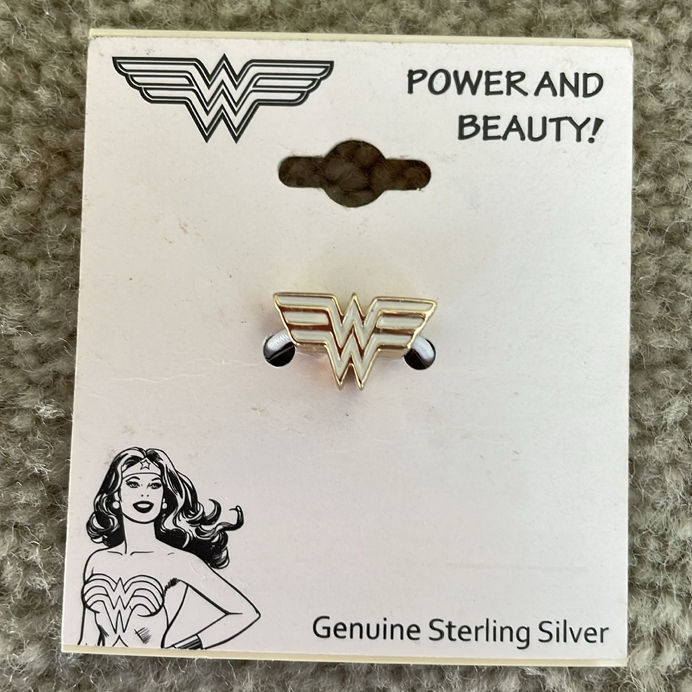 Wonder Woman Sterling Silver charm